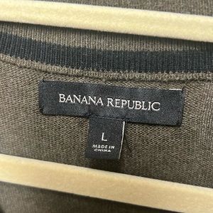 Banana Republic pull over zip sweater